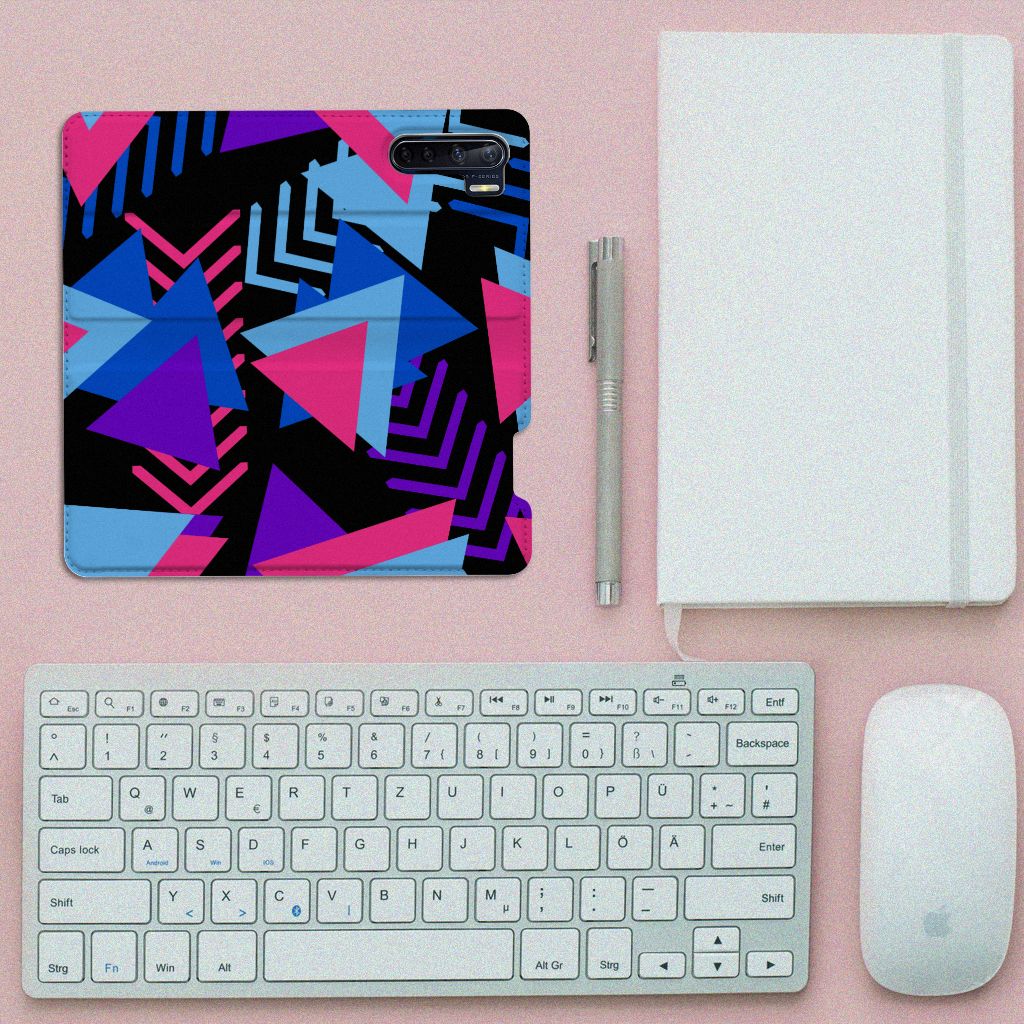 OPPO Reno3 | A91 Stand Case Funky Triangle - B2C Telecom
