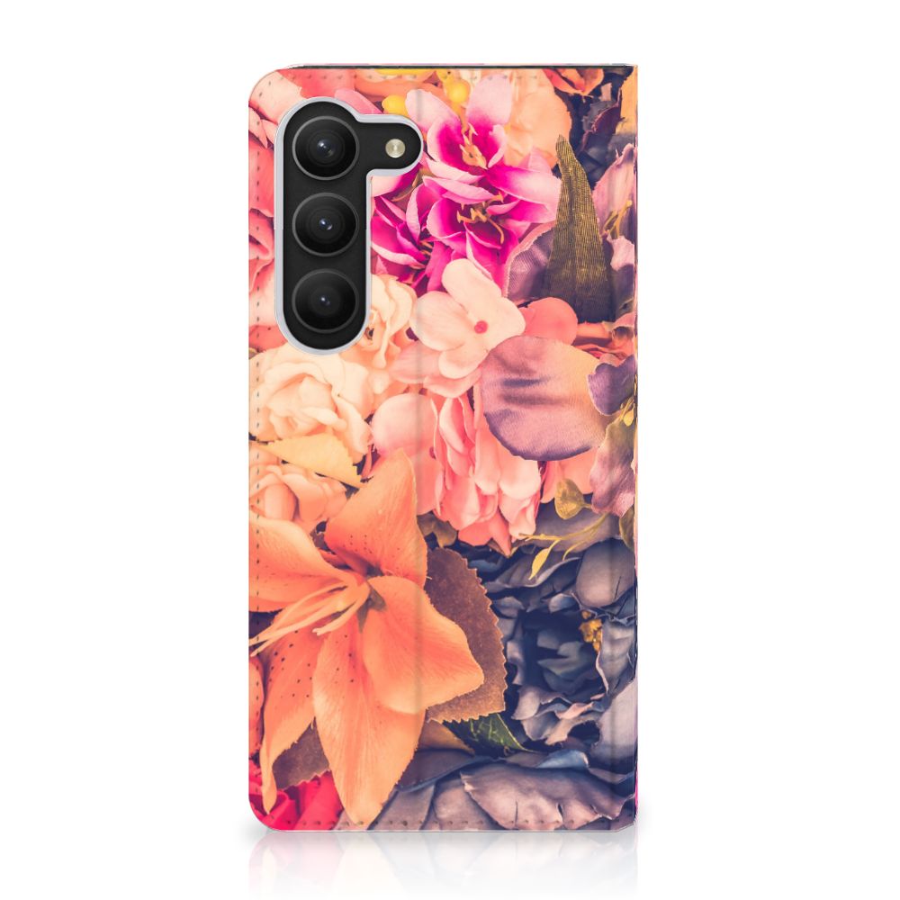 Samsung Galaxy S23 Smart Cover Bosje Bloemen - B2C Telecom