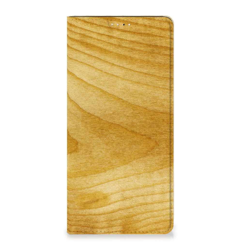 Samsung Galaxy A33 5G Book Wallet Case Licht Hout - B2C Telecom