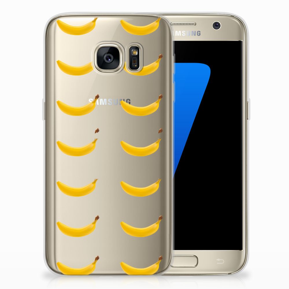 Samsung Galaxy S7 Siliconen Case Banana