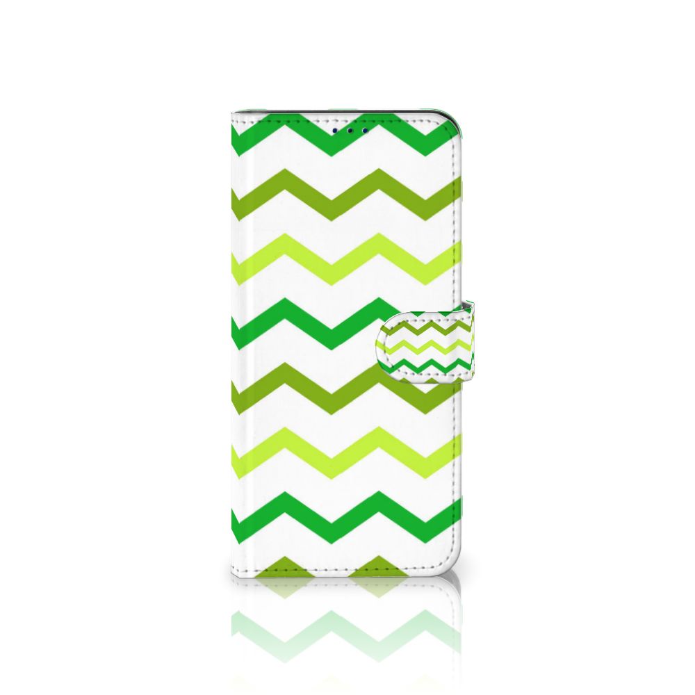 Xiaomi Poco X4 Pro 5G Telefoon Hoesje Zigzag Groen