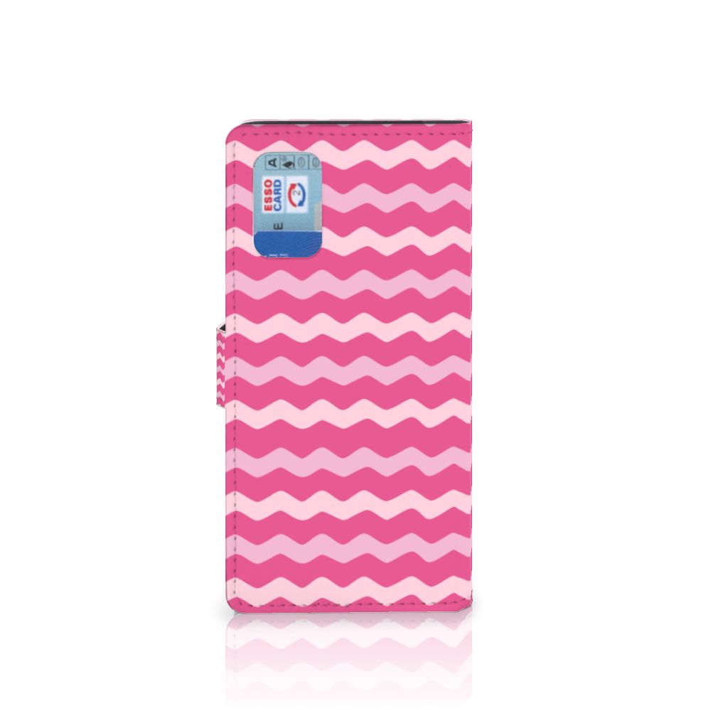 Samsung Galaxy A02s | M02s Telefoon Hoesje Waves Pink