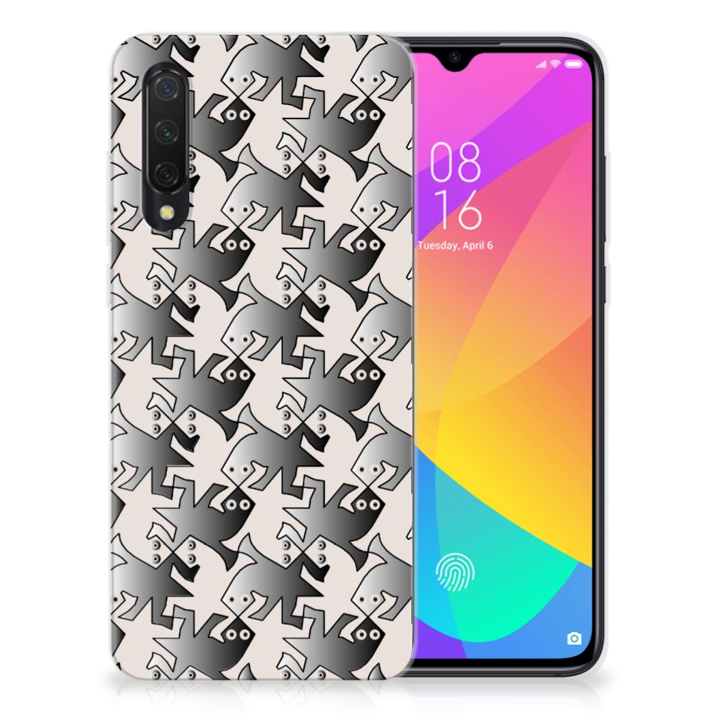 Xiaomi Mi 9 Lite TPU Hoesje Salamander Grey B2C Telecom