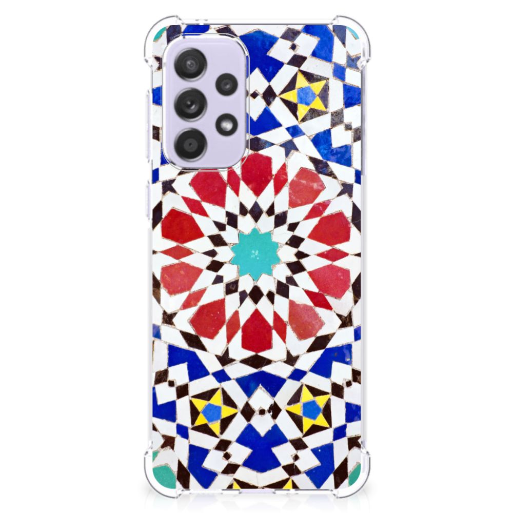 Samsung Galaxy A33 Anti-Shock Hoesje Mozaïek B2C Telecom