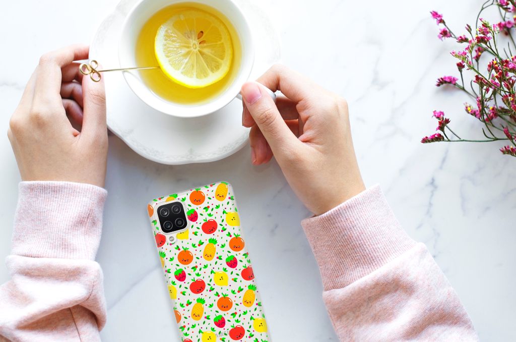 Samsung Galaxy A12 Siliconen Case Fruits B2C Telecom