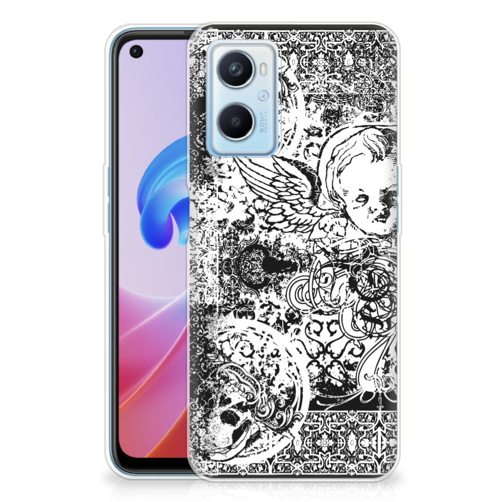 Silicone Back Case OPPO A96 | OPPO A76 Skulls Angel B2C Telecom