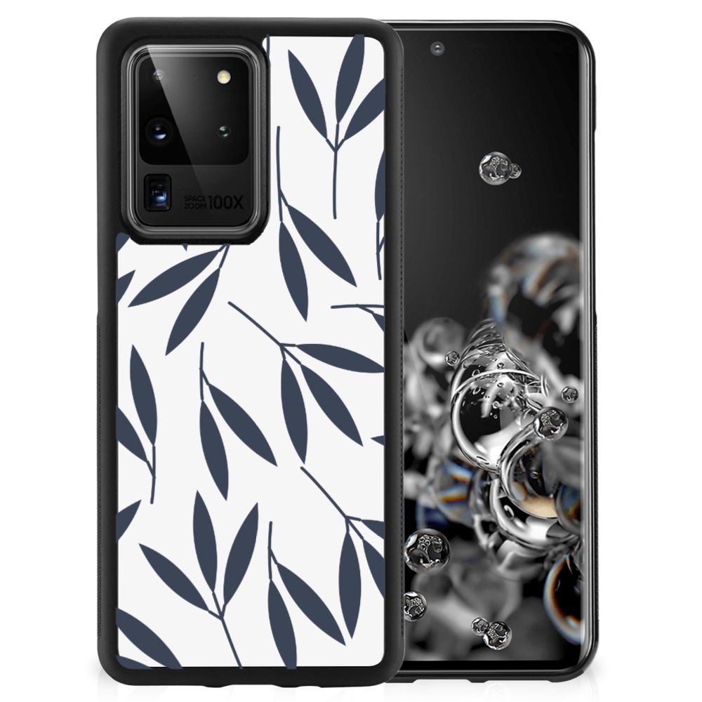 Samsung Galaxy S20 Ultra Skin Case Leaves Blue B2C Telecom