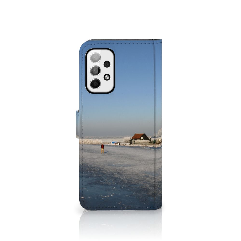 Samsung Galaxy A73 5G Flip Cover Schaatsers