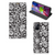 Samsung Galaxy M51 Smart Cover Black Flowers - B2C Telecom