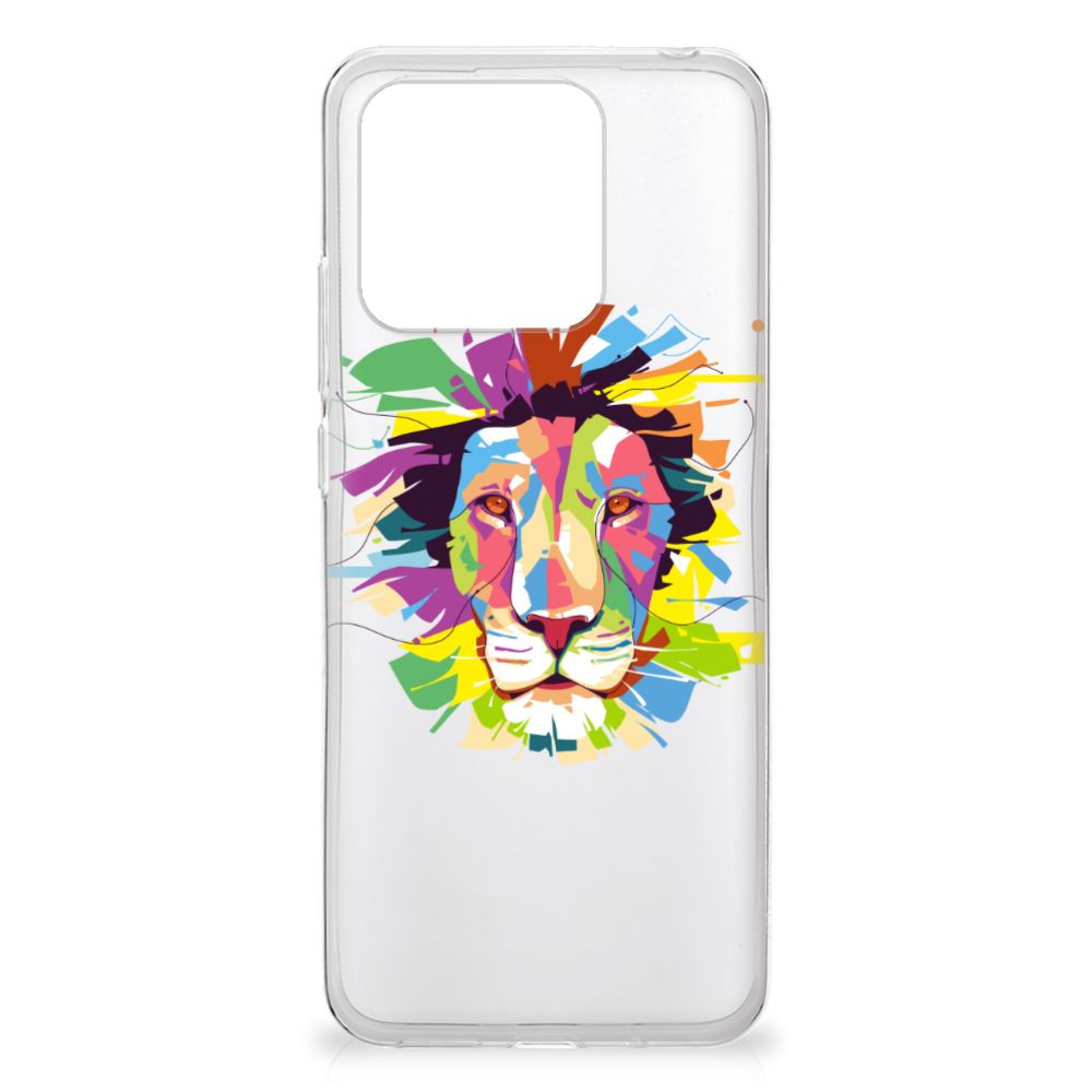 Xiaomi Redmi 10C Telefoonhoesje met Naam Lion Color
