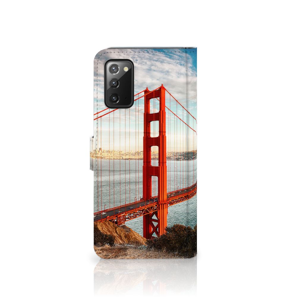 Samsung Galaxy Note 20 Flip Cover Golden Gate Bridge