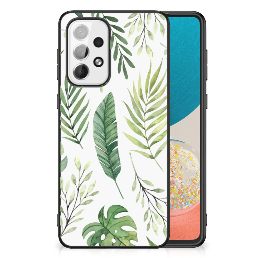 Samsung Galaxy A73 Bloemen Hoesje Leaves B2C Telecom