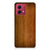 Motorola Moto G84 Bumper Hoesje Donker Hout