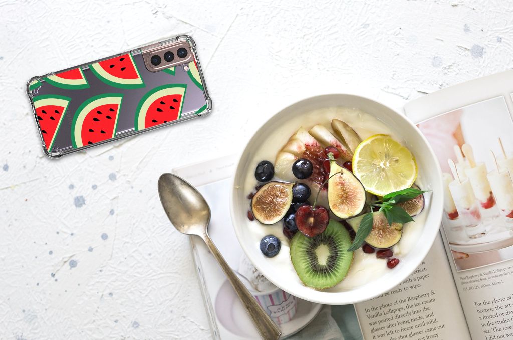 Samsung Galaxy S21 Plus Beschermhoes Watermelons B2C Telecom