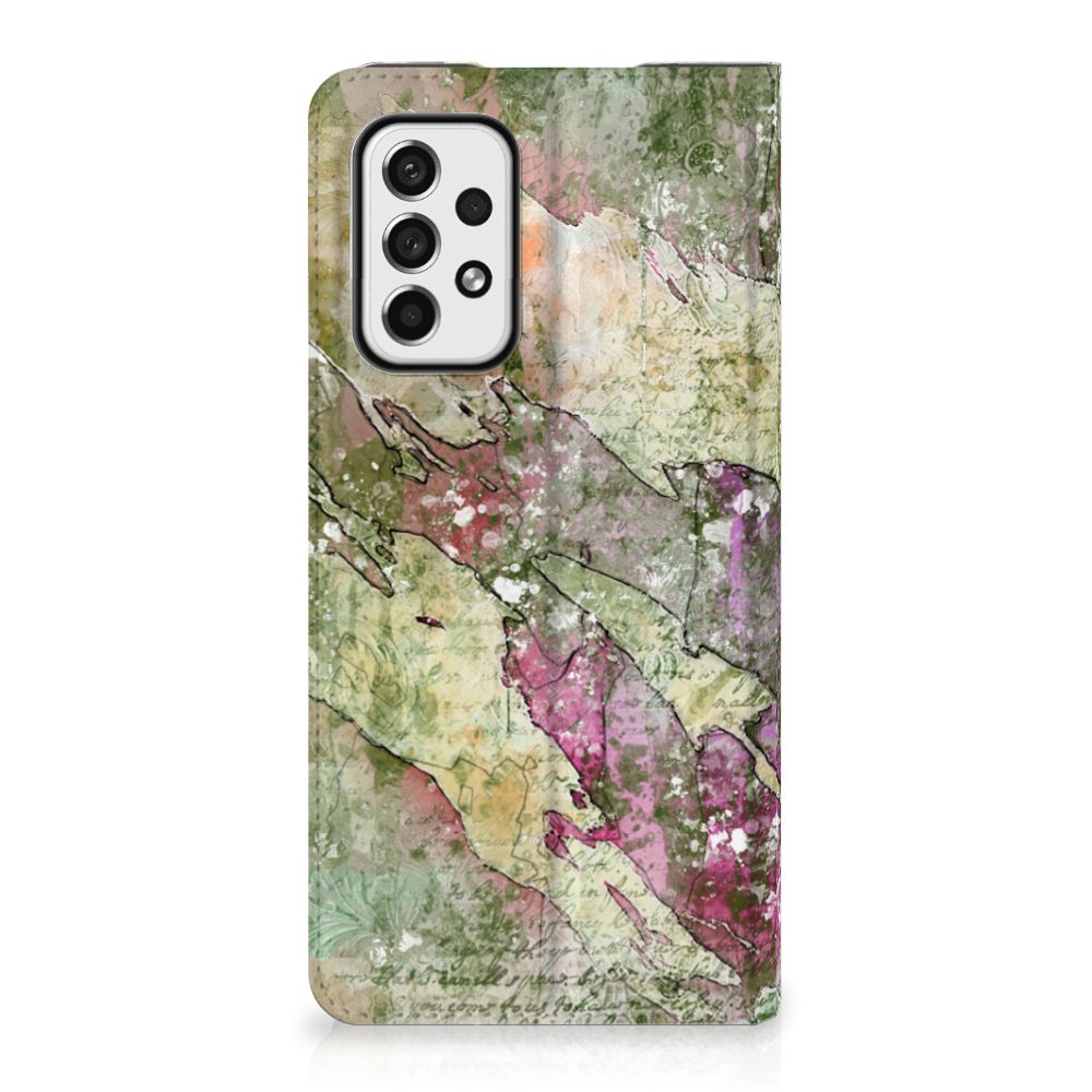 Bookcase Samsung Galaxy A73 Letter Painting - B2C Telecom