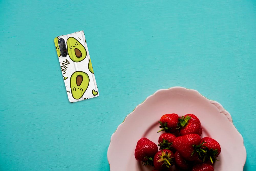 Sony Xperia 5 II Magnet Case Avocado Singing - B2C Telecom