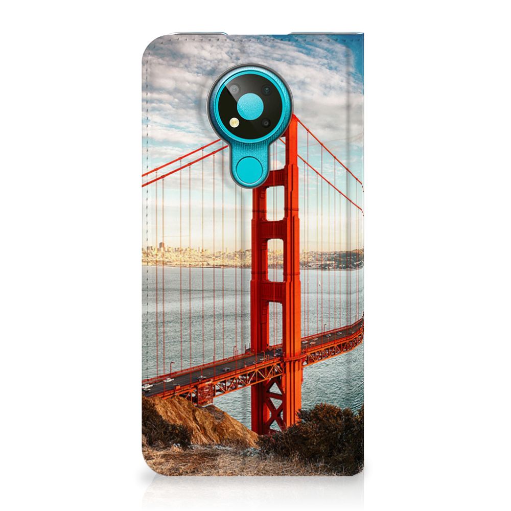 Nokia 3.4 Book Cover Golden Gate Bridge - B2C Telecom