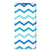 Motorola Moto E32 | Moto E32s Hoesje met Magneet Zigzag Blauw - B2C Telecom