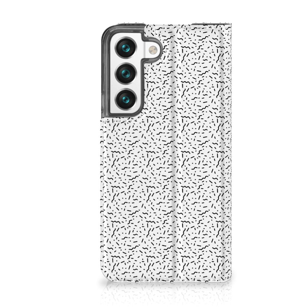 Samsung Galaxy S22 Hoesje met Magneet Stripes Dots - B2C Telecom
