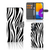 Samsung Galaxy M52 Telefoonhoesje met Pasjes Zebra