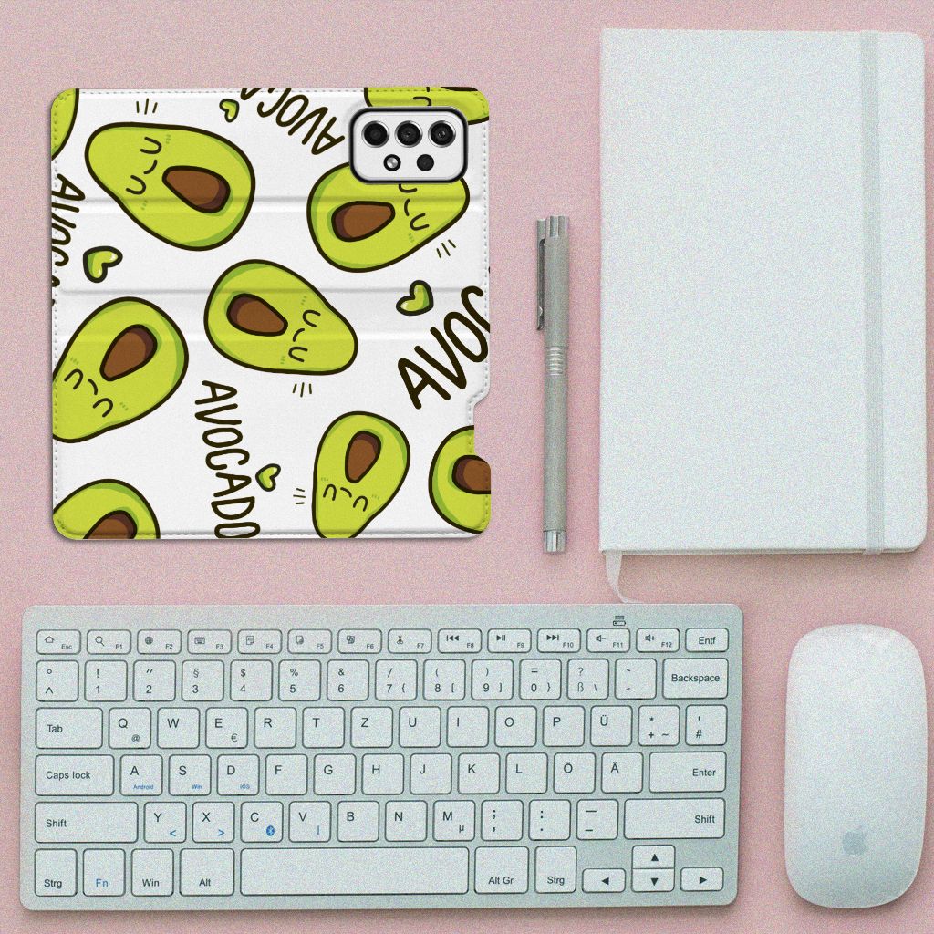 Samsung Galaxy A73 Magnet Case Avocado Singing - B2C Telecom