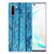 Samsung Galaxy Note 10 Bumper Hoesje Wood Blue