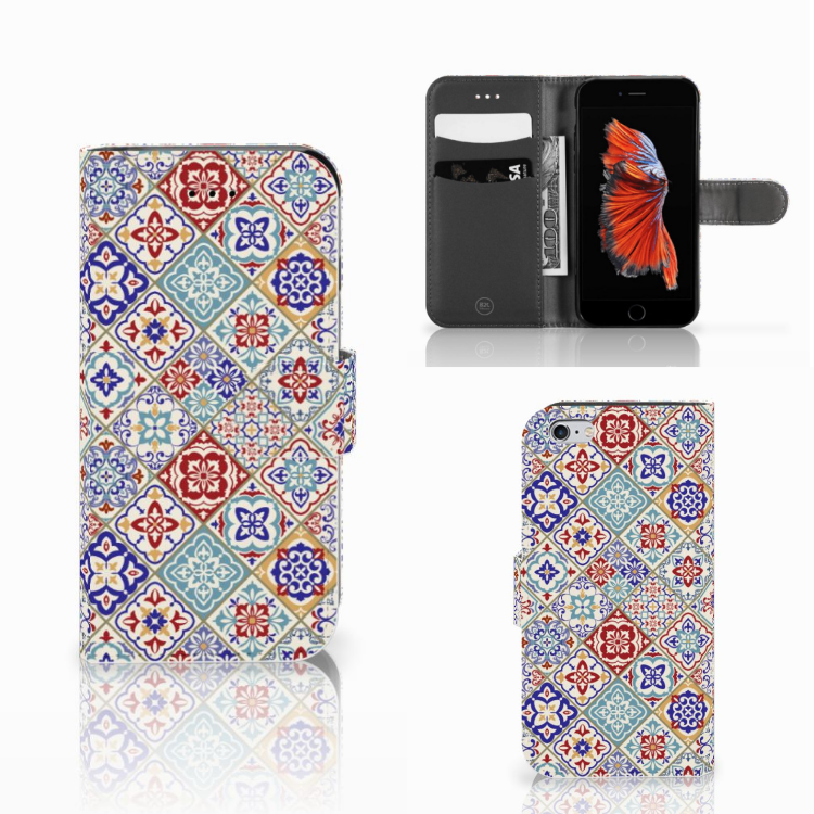 Apple iPhone 6 | 6s Bookcase Tiles Color