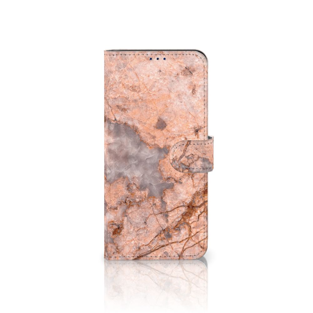 Xiaomi Poco X4 Pro 5G Bookcase Marmer Oranje