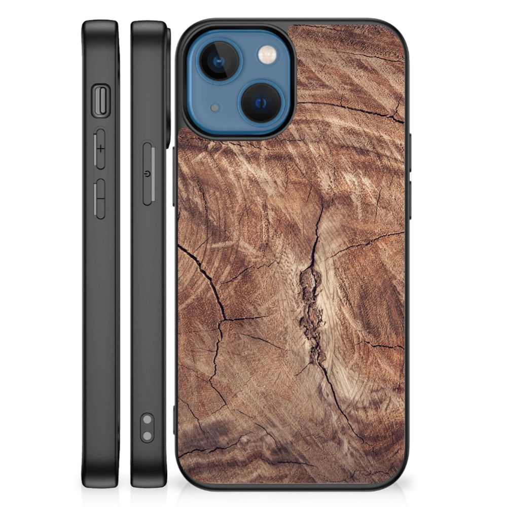 Apple iPhone 13 mini Houten Print Telefoonhoesje Tree Trunk B2C Telecom