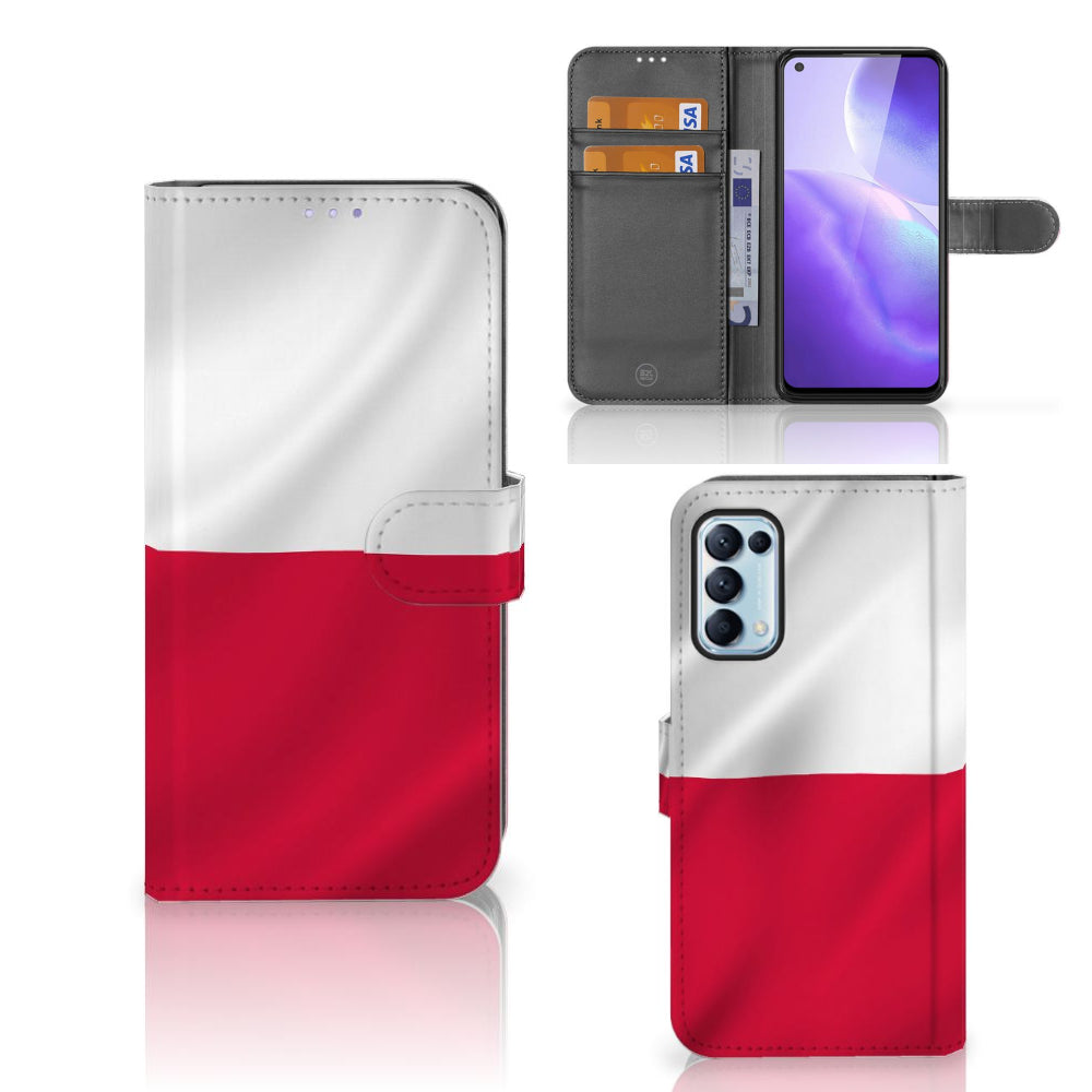 OPPO Find X3 Lite Bookstyle Case Polen