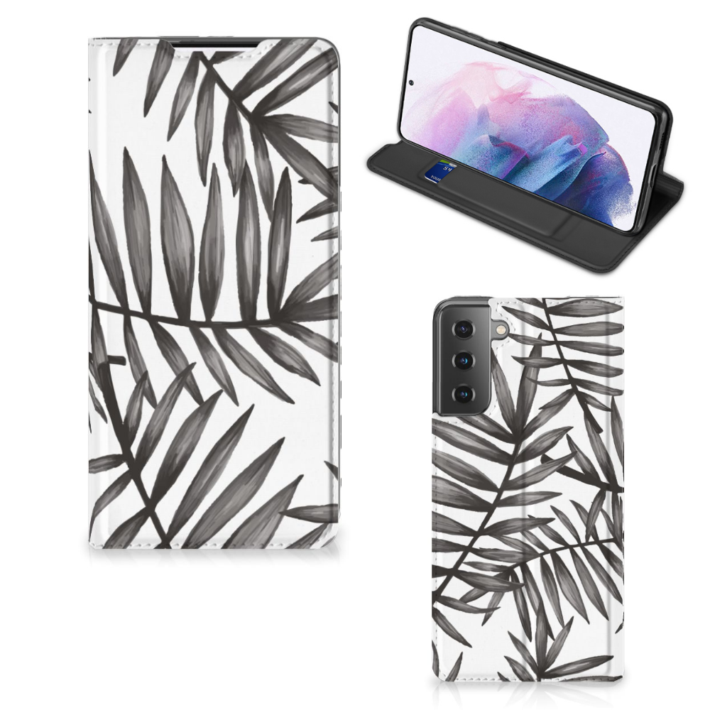 Samsung Galaxy S21 Plus Smart Cover Leaves Grey - B2C Telecom