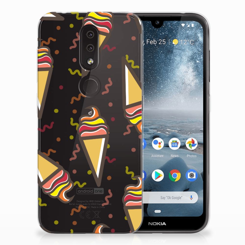 Nokia 4.2 Siliconen Case Icecream