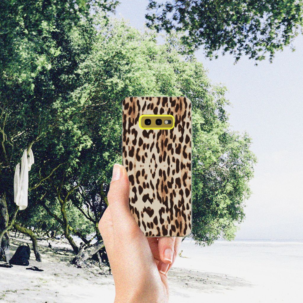 Samsung Galaxy S10e TPU Hoesje Leopard