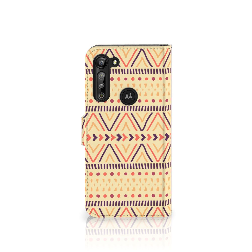 Motorola G8 Power Telefoon Hoesje Aztec Yellow