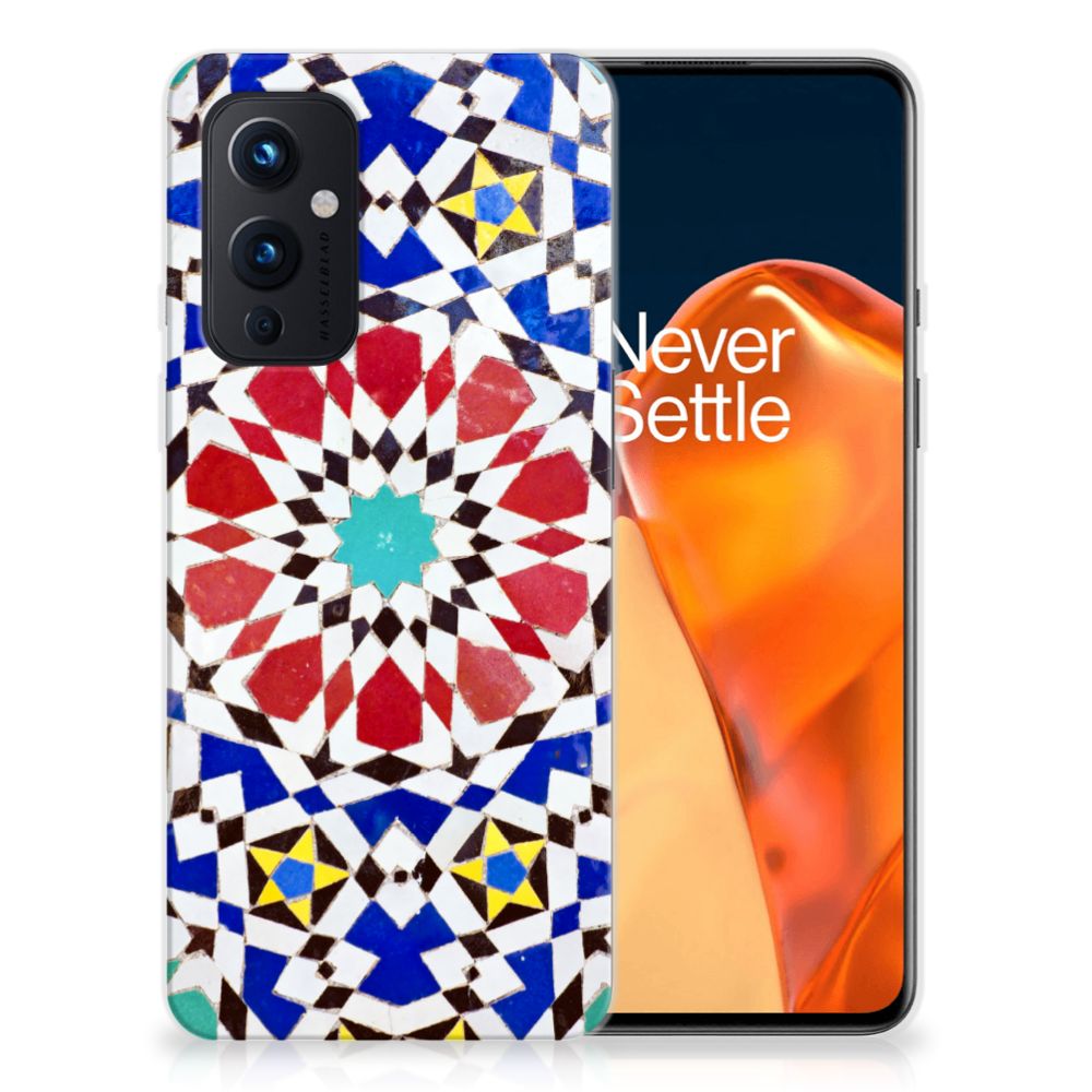 OnePlus 9 TPU Siliconen Hoesje Mozaïek