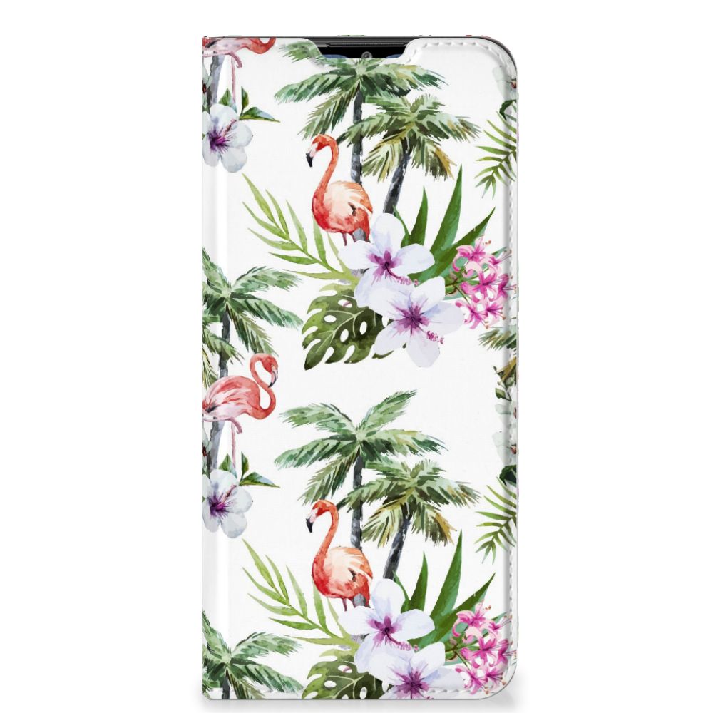 Samsung Galaxy M02s | A02s Hoesje maken Flamingo Palms - B2C Telecom