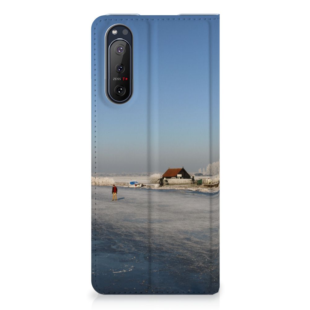 Sony Xperia 5 II Book Cover Schaatsers - B2C Telecom