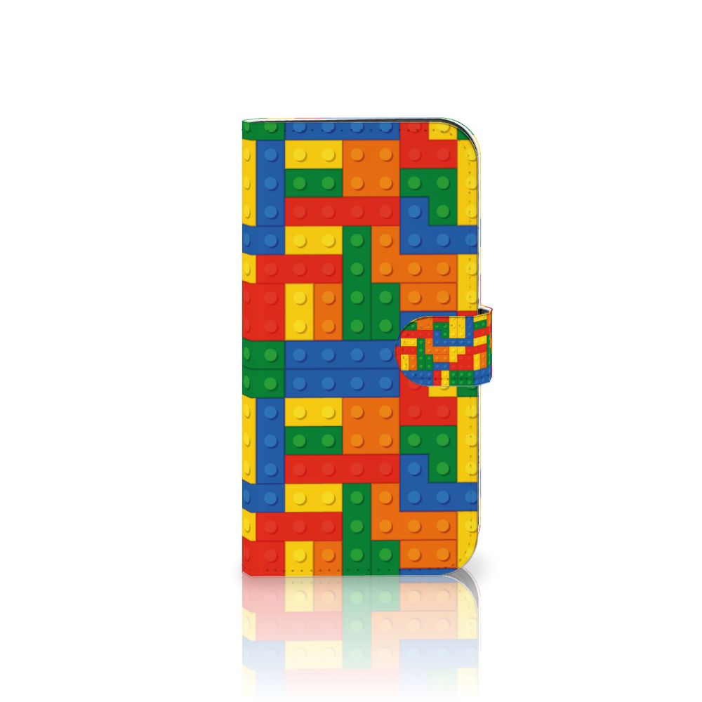 iPhone 15 Pro Max Telefoon Hoesje Blokken met kleurrijk design van LEGO-stukken 🧱.
