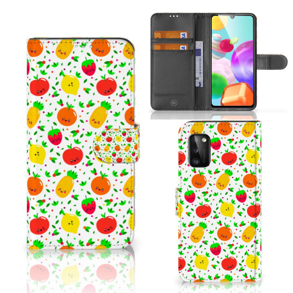 Samsung Galaxy A41 Book Cover Fruits