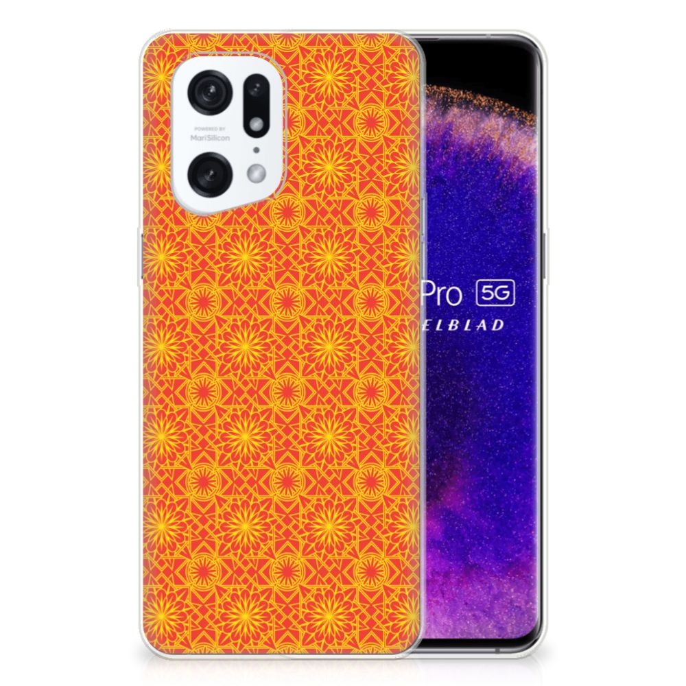 OPPO Find X5 Pro TPU bumper Batik Oranje