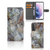 Samsung Galaxy S21 Plus Bookcase Marmer Grijs