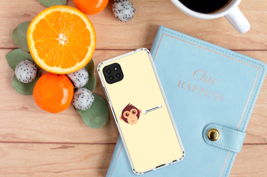 Samsung Galaxy A22 5G Stevig Bumper Hoesje Monkey B2C Telecom