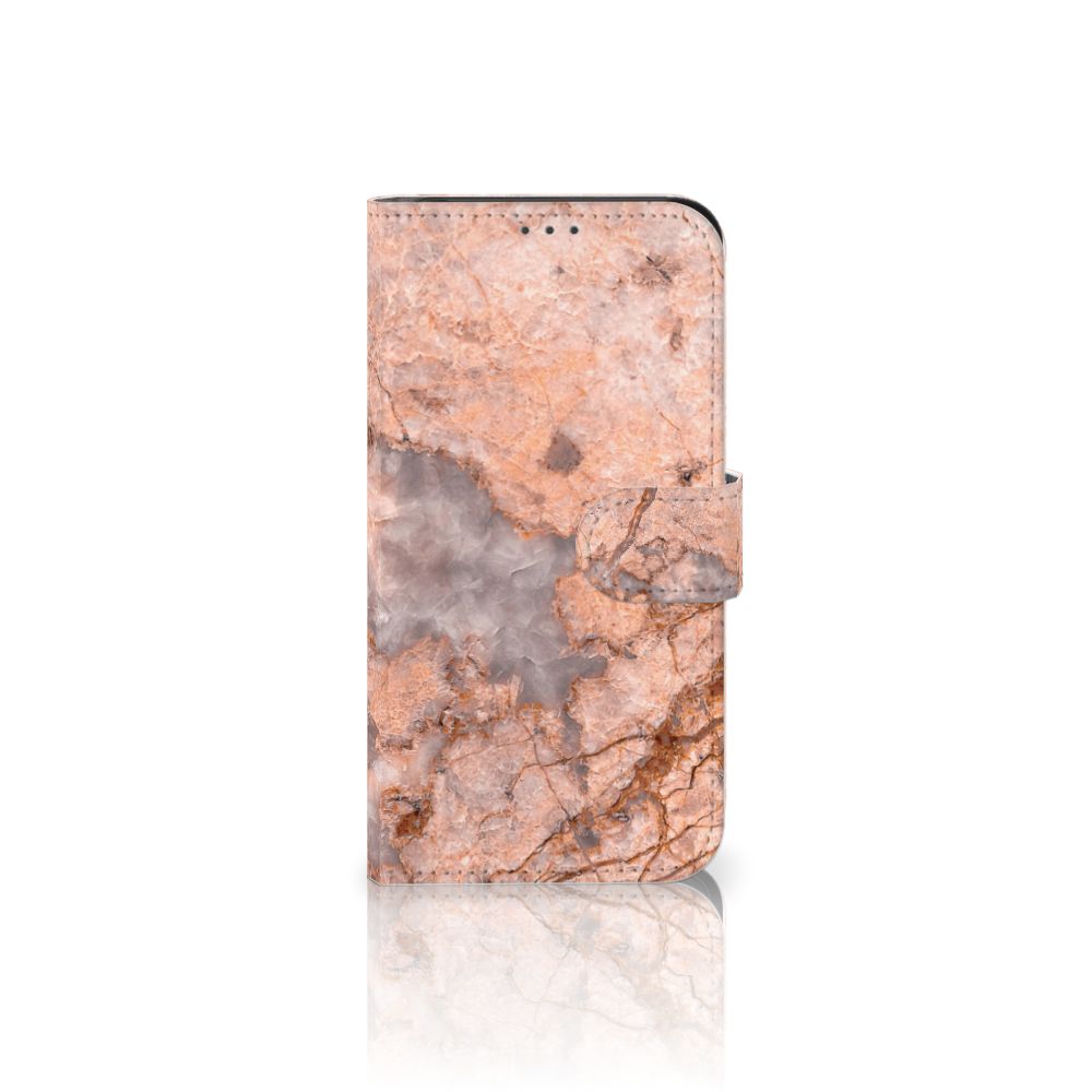 Samsung Galaxy Xcover 5 Bookcase Marmer Oranje