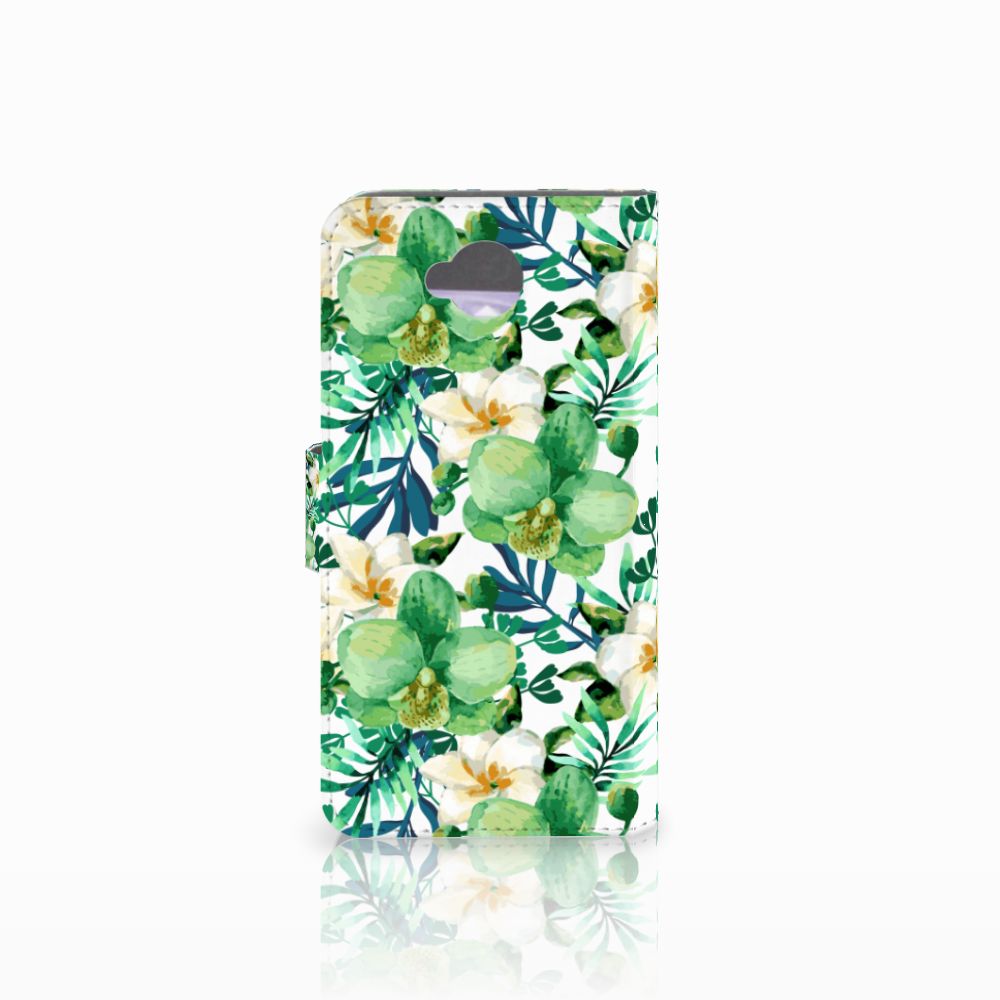 Microsoft Lumia 650 Hoesje Orchidee Groen