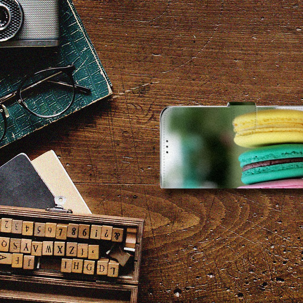 Motorola Moto G7 Power Book Cover Macarons