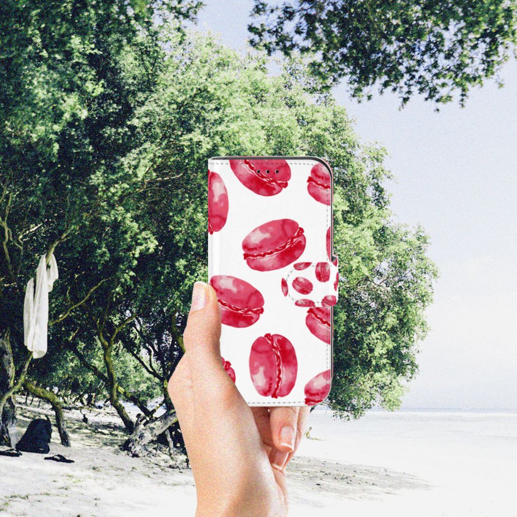 Apple iPhone 11 Pro Book Cover Pink Macarons