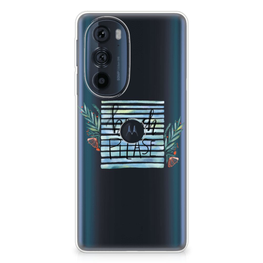 Motorola Edge 30 Pro Telefoonhoesje met Naam Boho Beach B2C Telecom