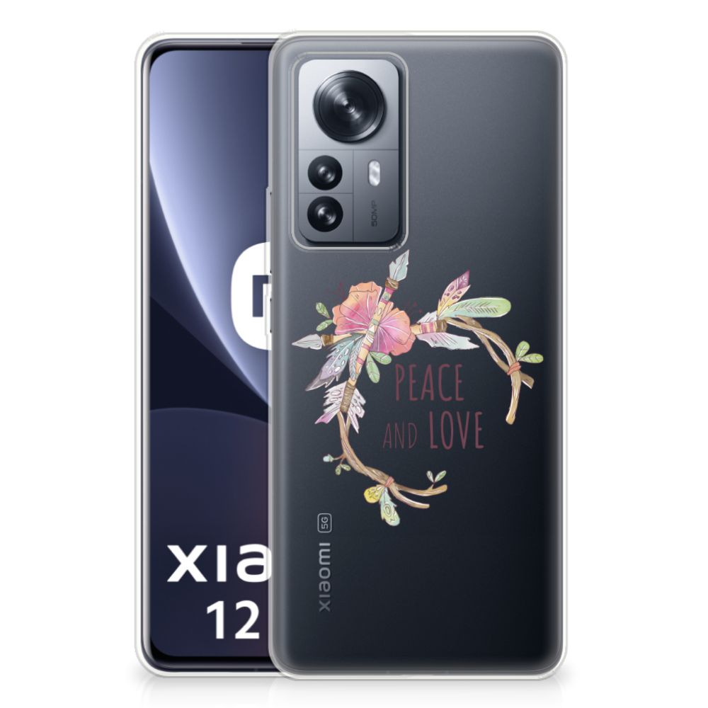 Xiaomi 12 Pro Telefoonhoesje met Naam Boho Text