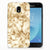 Samsung Galaxy J3 2017 TPU Siliconen Hoesje Marmer Goud