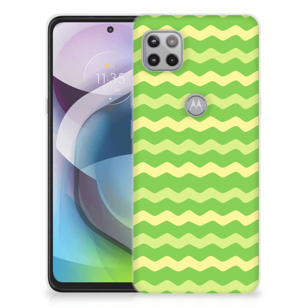 Motorola Moto G 5G TPU bumper Waves Green B2C Telecom
